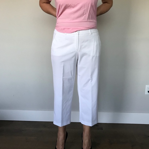 Lightweight White Modern Culottes Plus - Picture 6 of 8