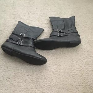 Gray Boots