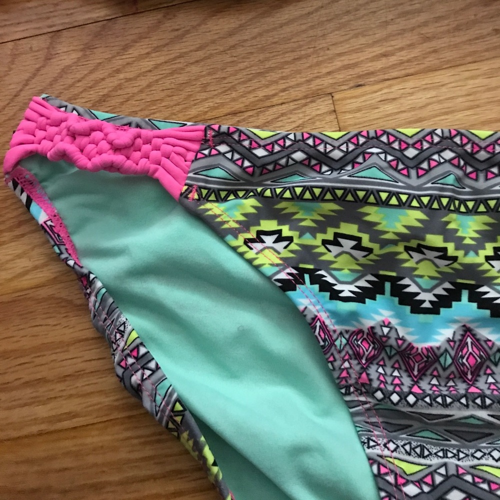 Adjustable Strap Aztec Print Bikini - image 3