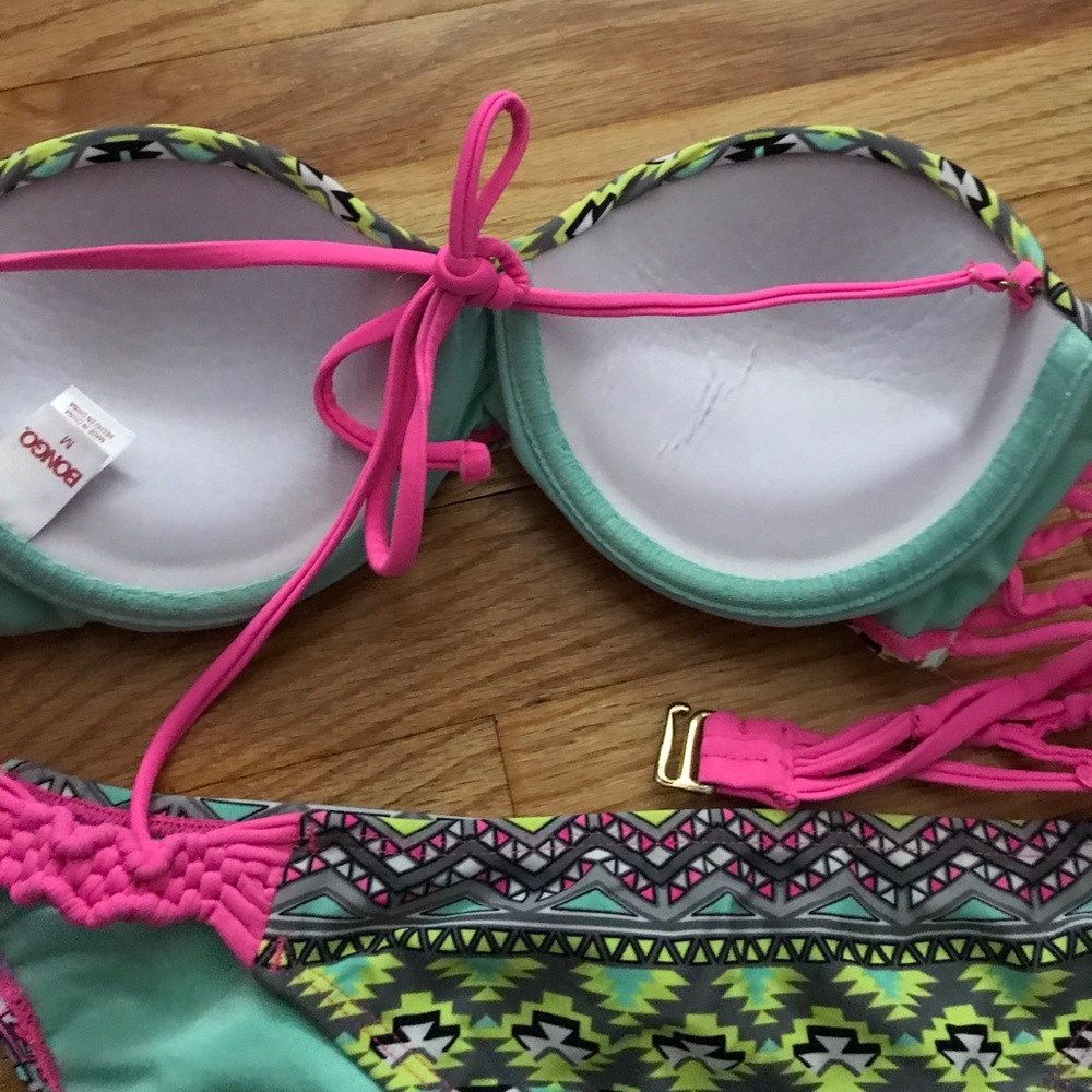 Adjustable Strap Aztec Print Bikini - image 5