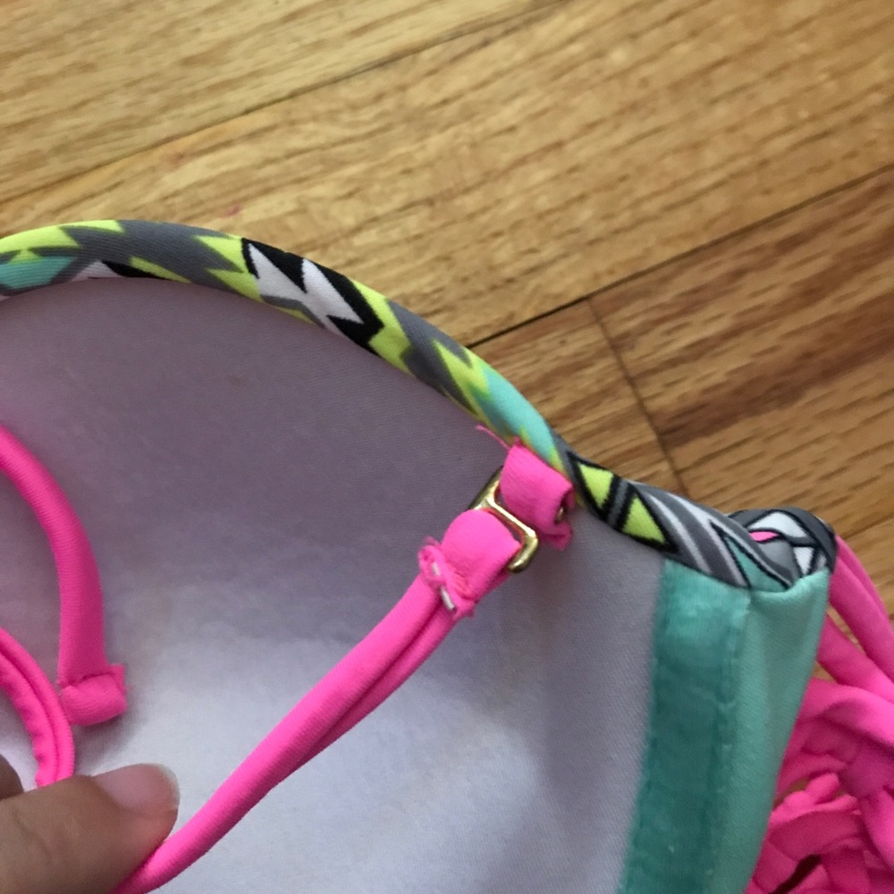 Adjustable Strap Aztec Print Bikini - image 6