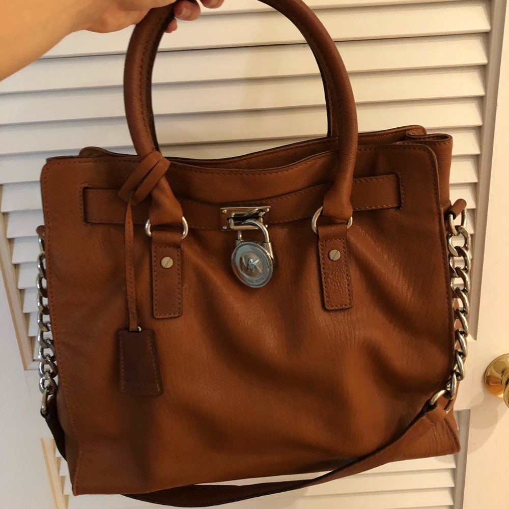 Michael Kors Hamilton Cognac Tote Bag