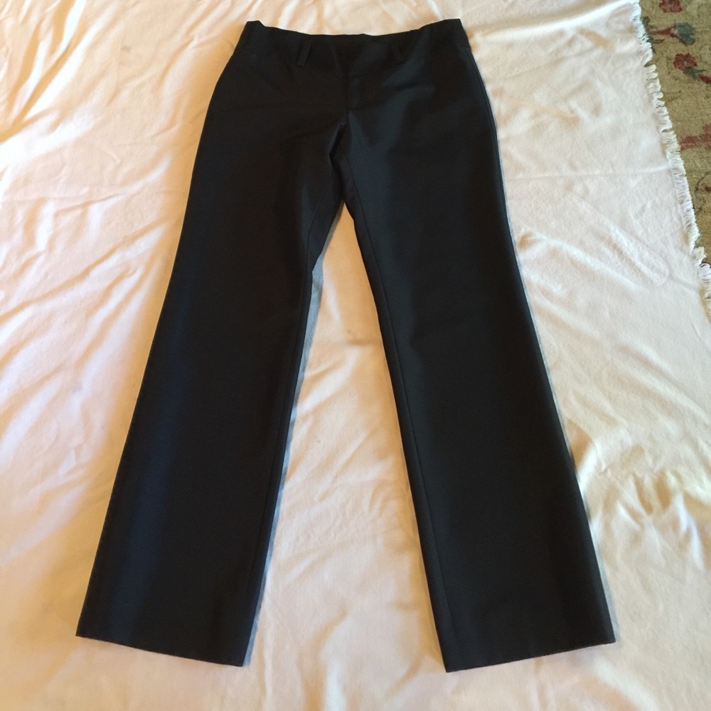 Black  silk pants