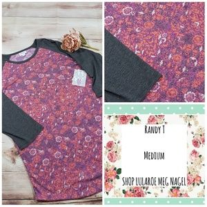 LuLaRoe Randy Baseball T Medium