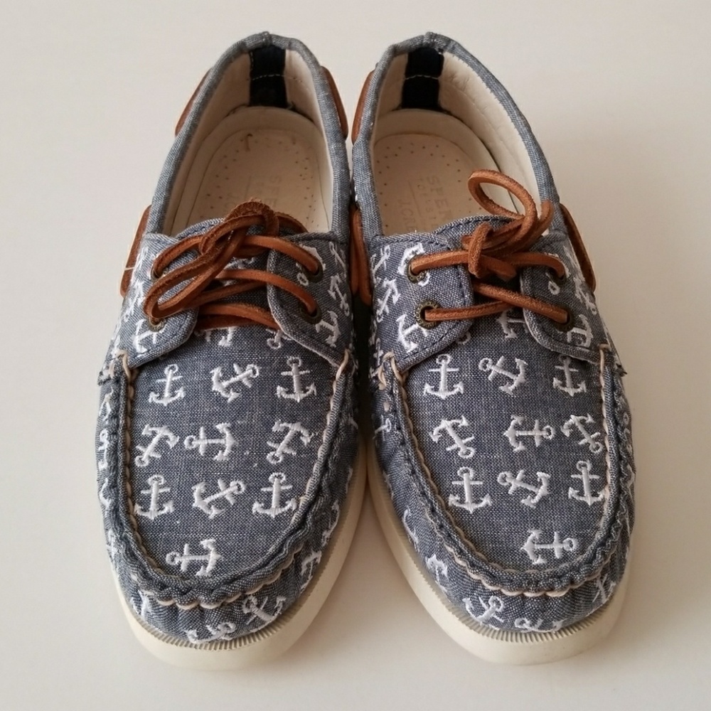 J.Crew Anchor Sperry Top Sider Shoes 6.5