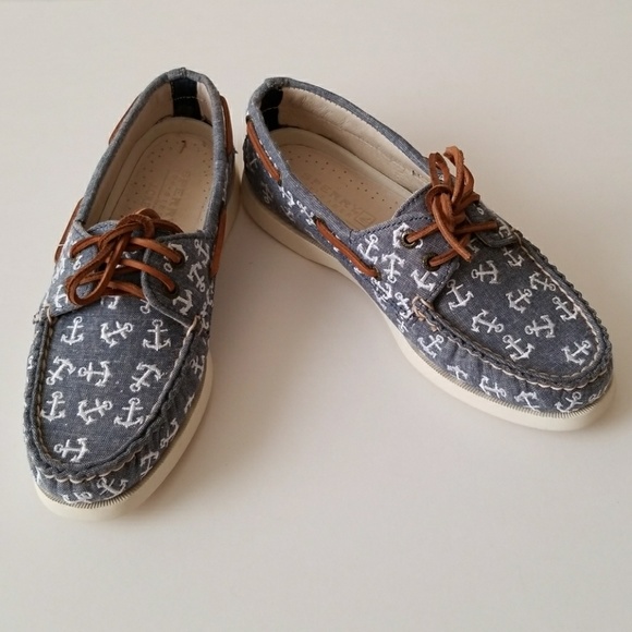 J.Crew Anchor Sperry Top Sider Shoes 6.5 - Picture 5 of 8