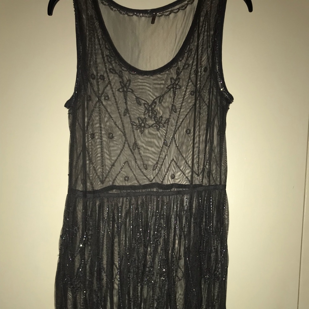 Free People Starry Night Slip Black XS
