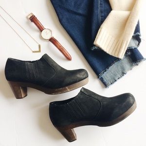 ✨HP! J.JILL Used Black Short Ankle Clog Booties, 7