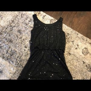 Shiny black dress(or blouse)