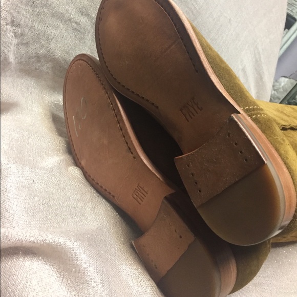 NEW! Frye Cara Suede Tall Boots, #3478326-WHE - Picture 7 of 8