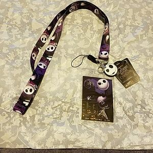 Jack skellington lanyard