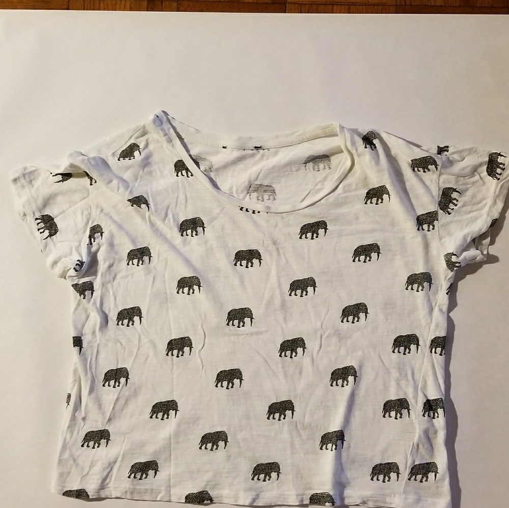 WHITE ELEPHANT PRINT SHIT