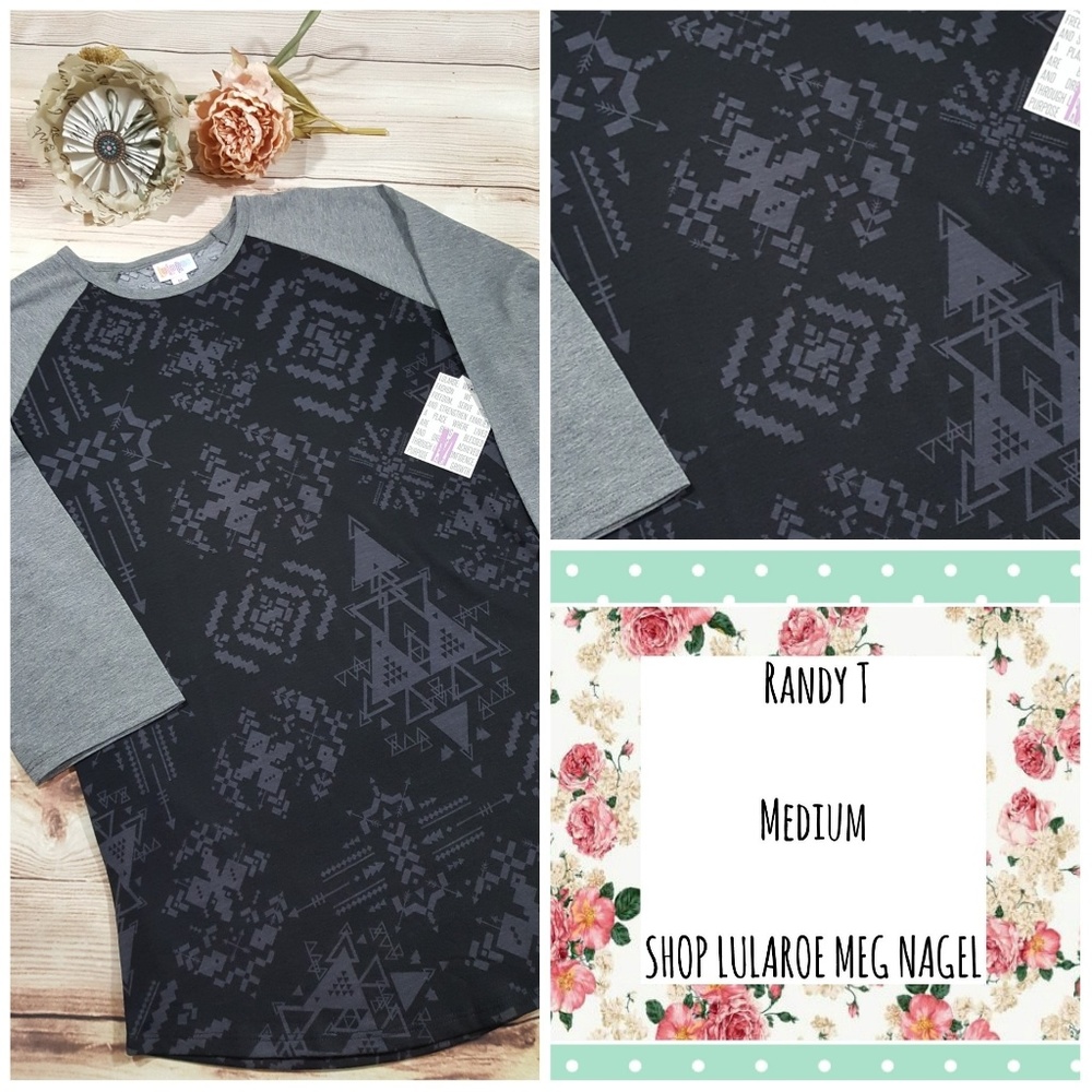 LuLaRoe Unicorn Randy Baseball T