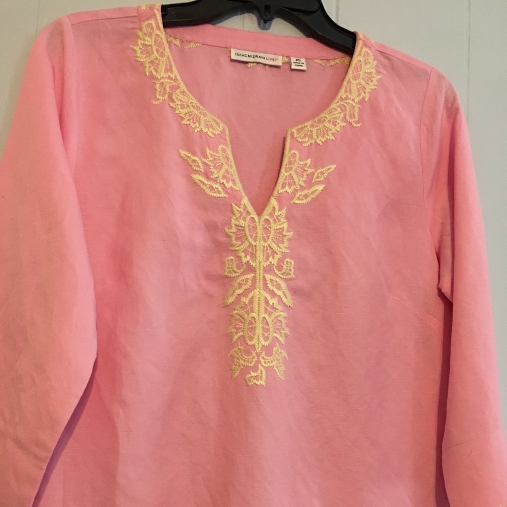 Pink Embroidered Top - Picture 2 of 4