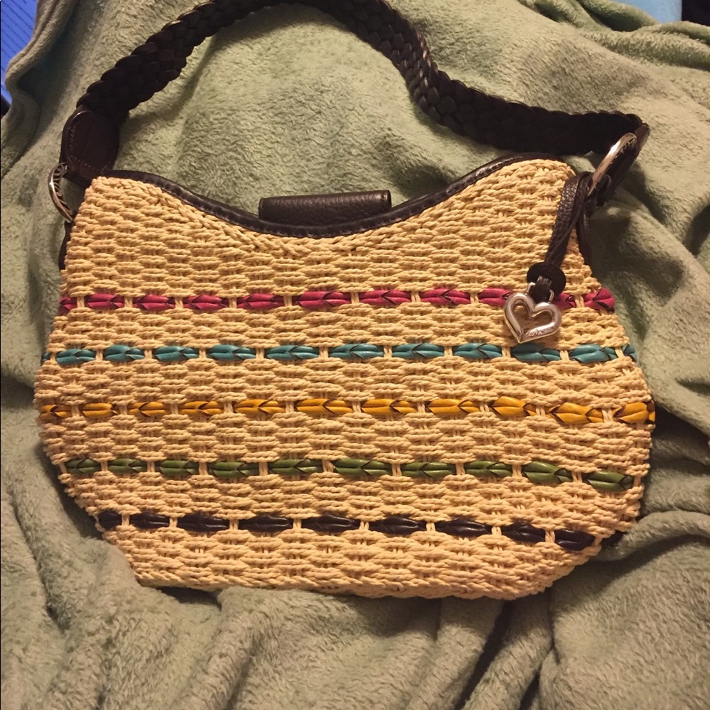 Brighton vintage straw bag.