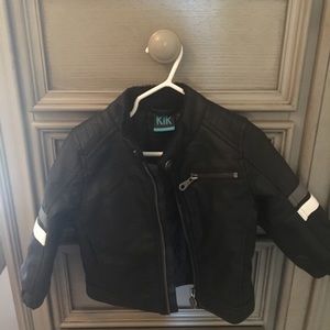 Baby Skull Leather Jacket