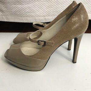 Lightly worn Calvin Klein Open-toe heels