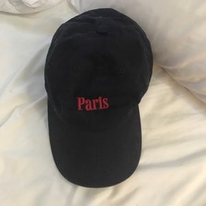 Brandy Melville “Paris” navy blue baseball cap