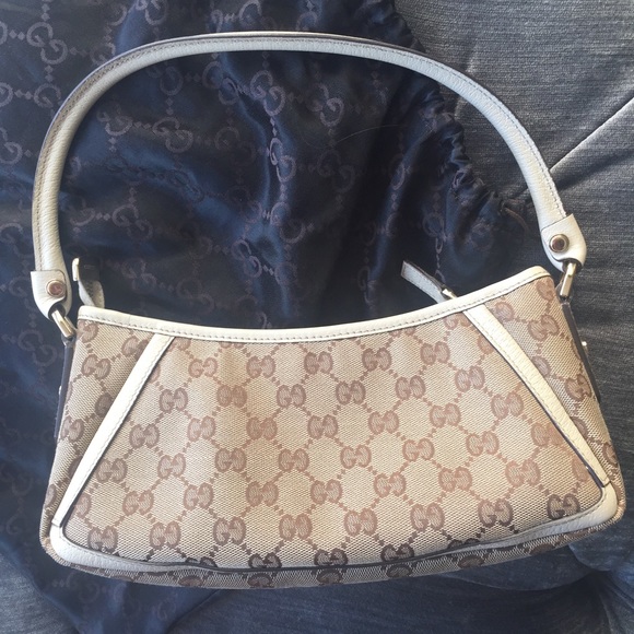 Gucci Hangbag Brown Signature Canvas - Picture 4 of 4
