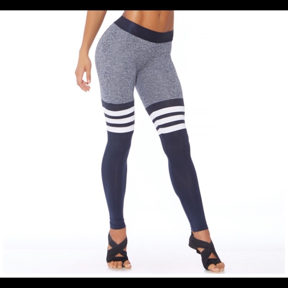Bombshell Sportswear Navy Thigh High Leggings