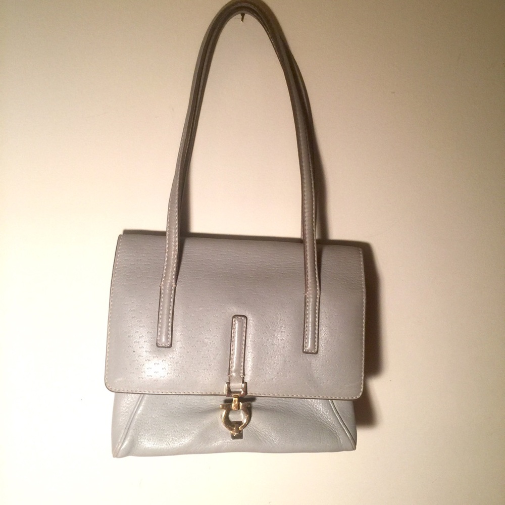 Salvatore Ferragamo leather pocket book.