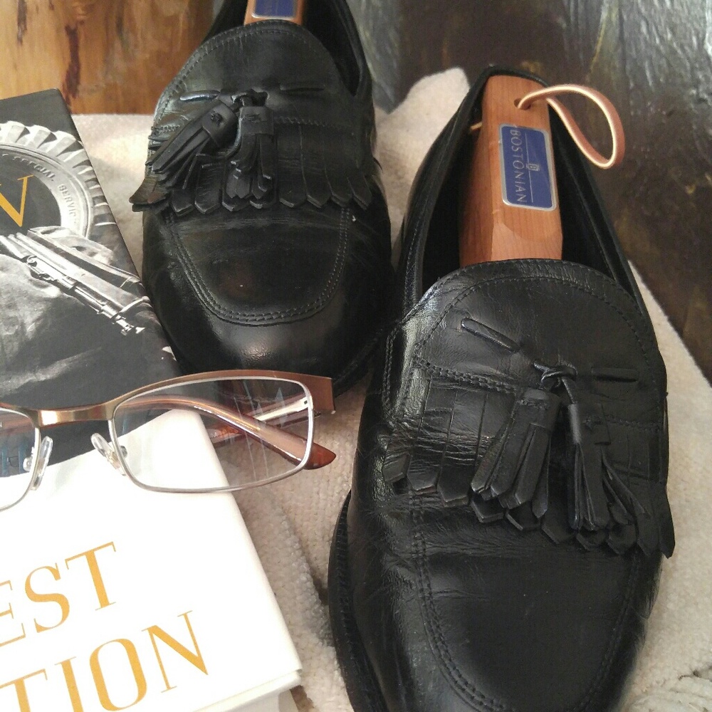 Men's Florsheim Leather Tassel Loafers