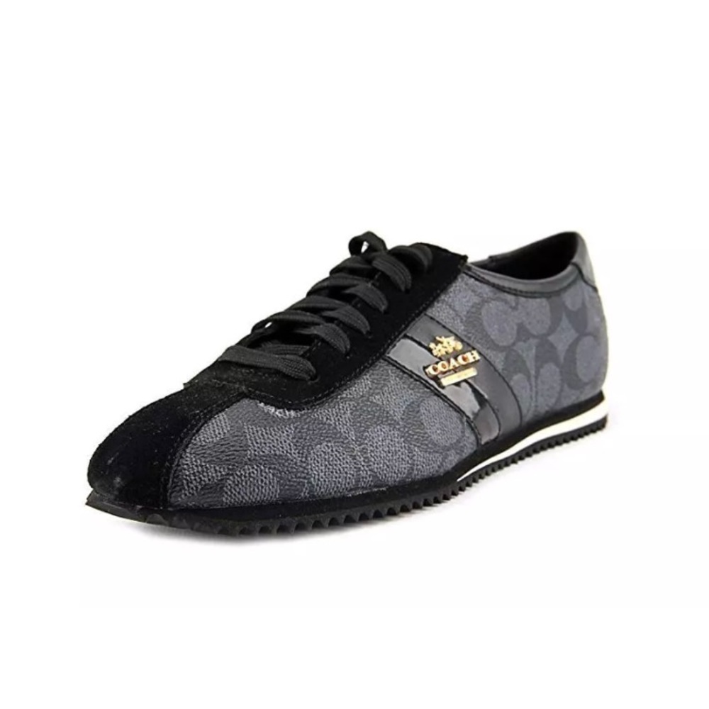 Coach Ivy Logo Tennis shoes genuine suede