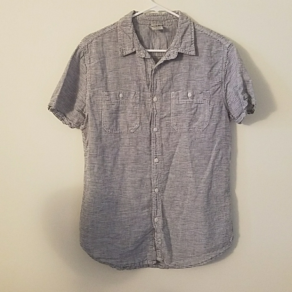 Stripped button down