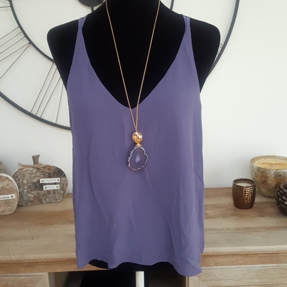 Topshop PETITE Tops - NWT Topshop Purple Blouse
