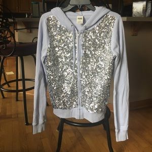 PINK zip up sweatshirt