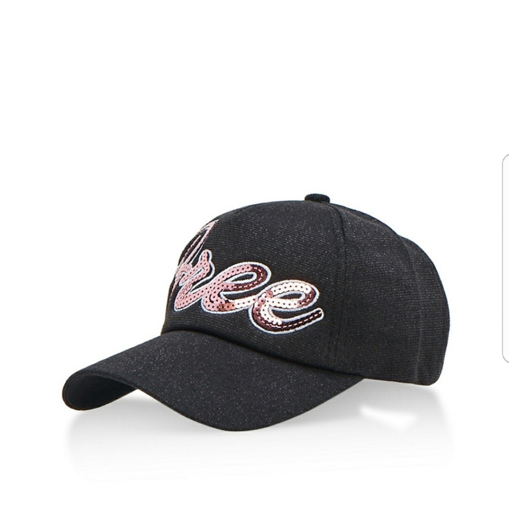 Graphic Sequined Baseball Hat NWT