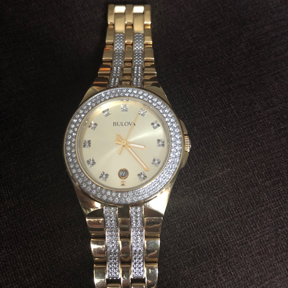 Bulova gold watch