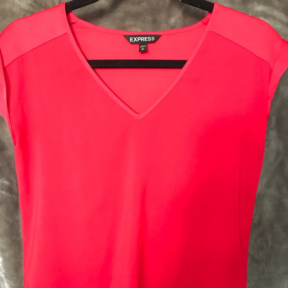 Express silk Red XS shirt.