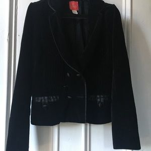 Black Velvet Blazer