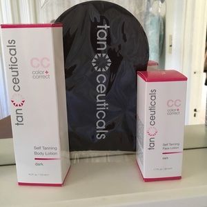 Tanceuticals Dark Self Tanning Set, Face & Body