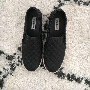 Steve Madden Quilted Platform Shoes Size 9