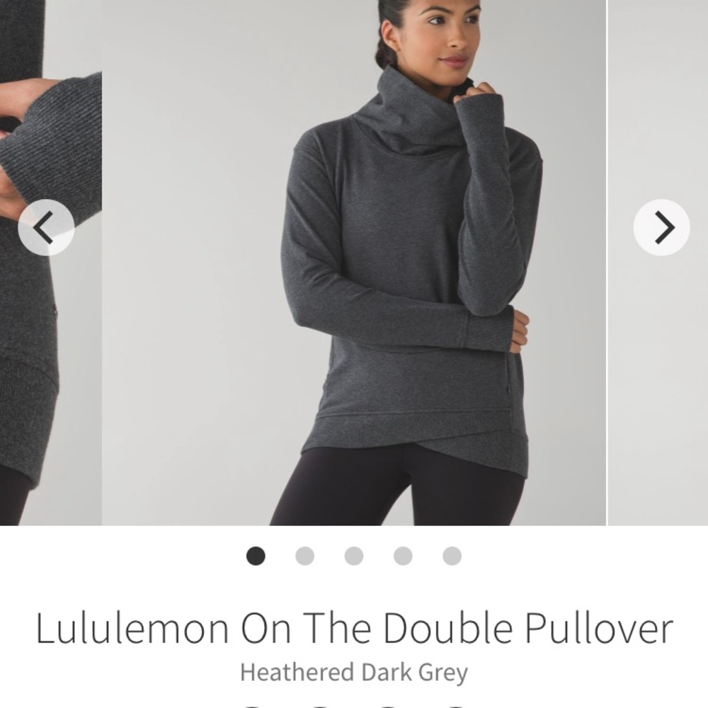 Lulu lemon on the double pullover
