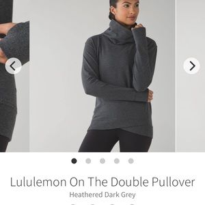 Lulu lemon on the double pullover