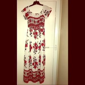 Charlotte Russe floral maxi dress