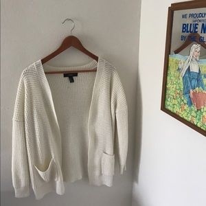 Waffleknit Forver 21 Cardigan