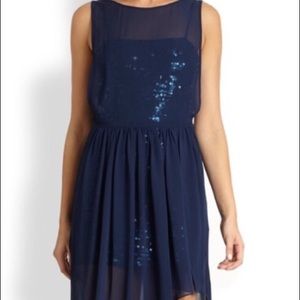 💲SALE 💲BCBG MAXAZRIA Sequin Chiffon Dress