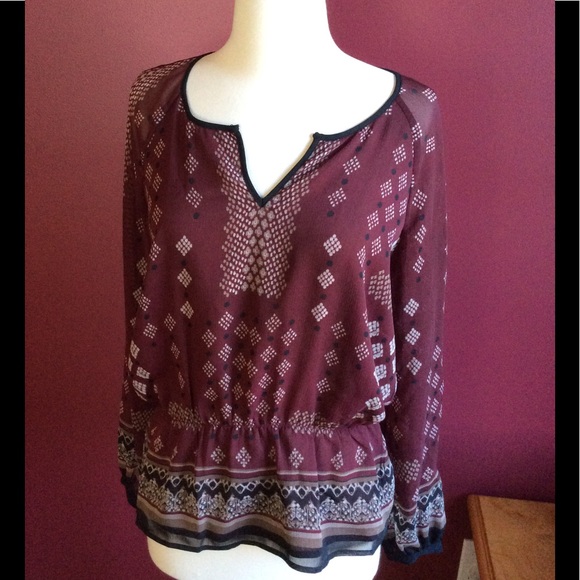 Adrianna Papell peplum blouse SZ S nwot - Picture 1 of 5