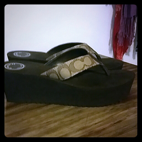 Coach Shoes - Coach Jen Wedge Sandals