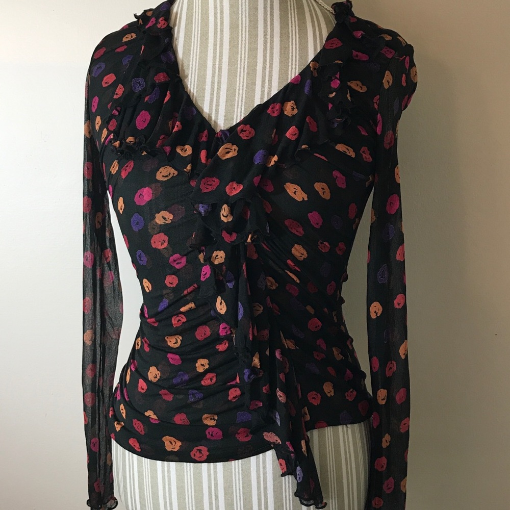 Dvf  silk top