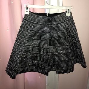Sparkly skirt with black detail