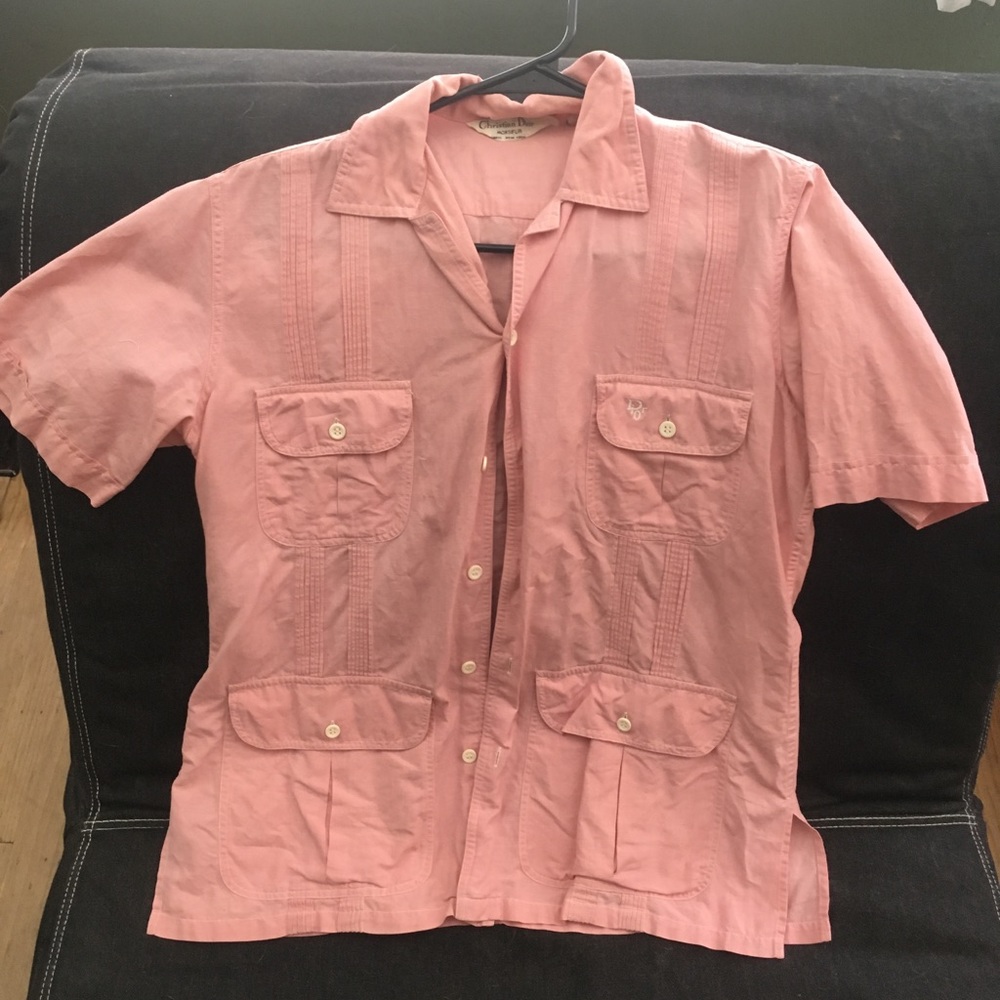 Custom made christian dior safari shirt.