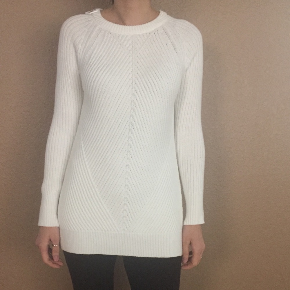 Winter  White Sweater