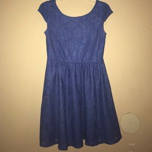 Blue dress