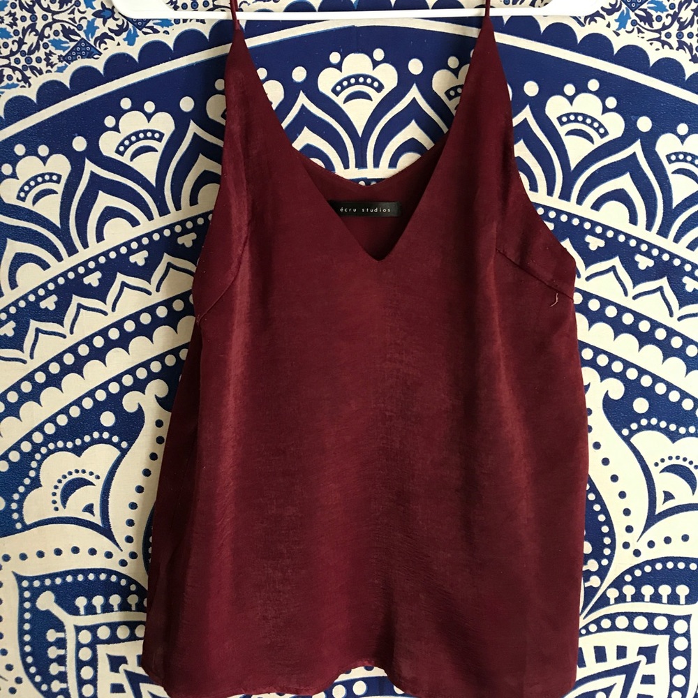 Vintage silk tank top