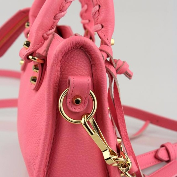 SOLD! Balenciaga Nano City Pink Satchel - Picture 6 of 6
